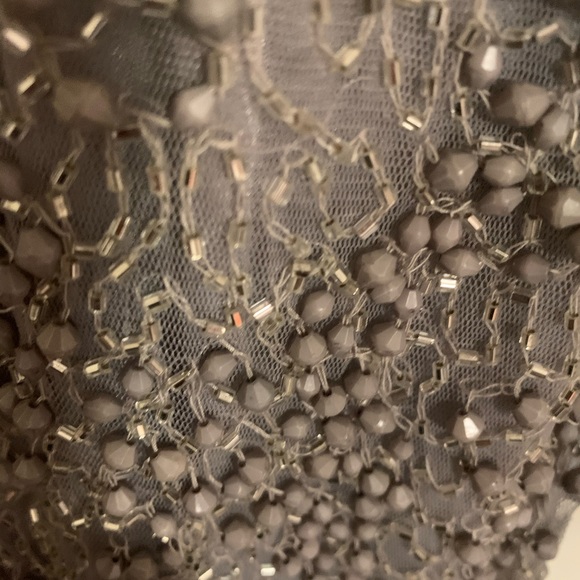 Stunning backless Amanda-Lina silver stone gown - Picture 5 of 5